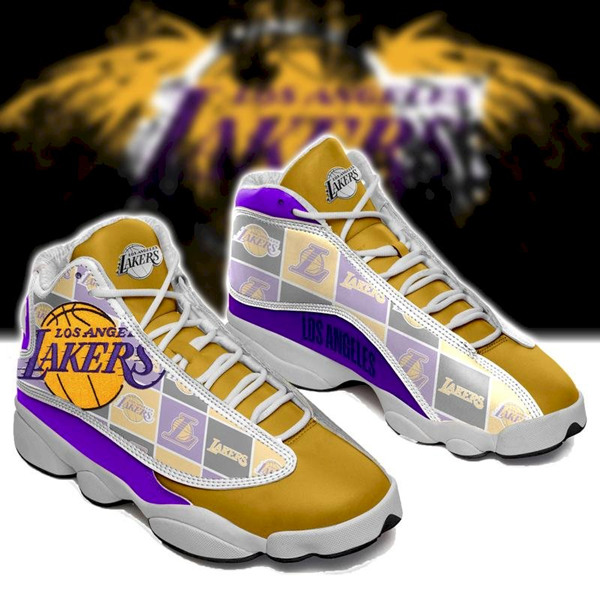 Women's Los Angeles Lakers Limited Edition JD13 Sneakers 005